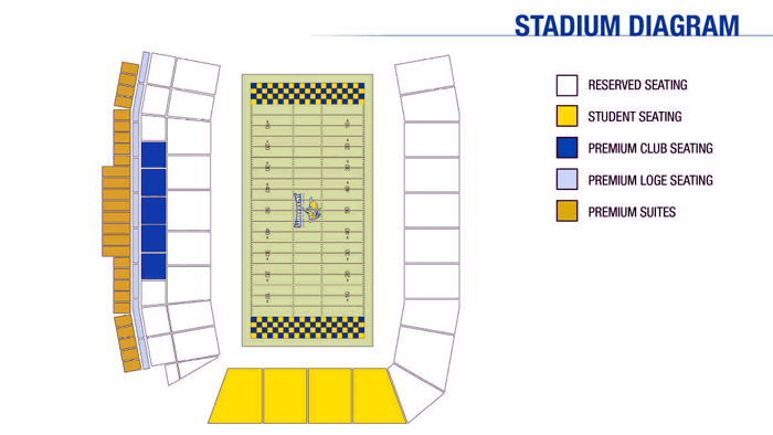Dana J. Dykehouse Stadium Seating Chart